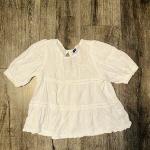 Old Navy Girls Peasant Top Blouse
